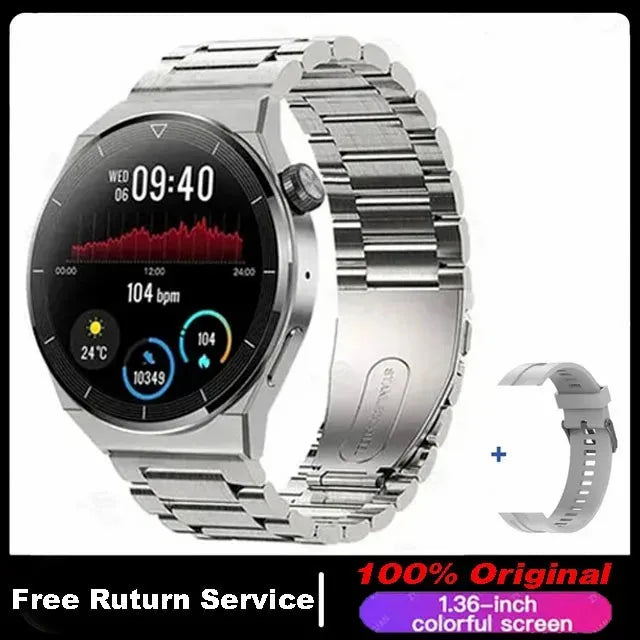 Para huawei gt4 pro relógio inteligente masculino 4 pro amoled tela hd bluetooth chamada gps nfc freqüência cardíaca açúcar no sangue smartwatch 2024 novo