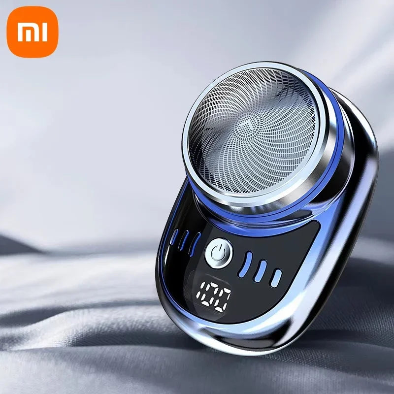 Mini Barbeador XIAOMI  Elétrico, Navalha Portátil a prova de agua pode ser lavado enquanto faz a barba. Recarregável via USB.